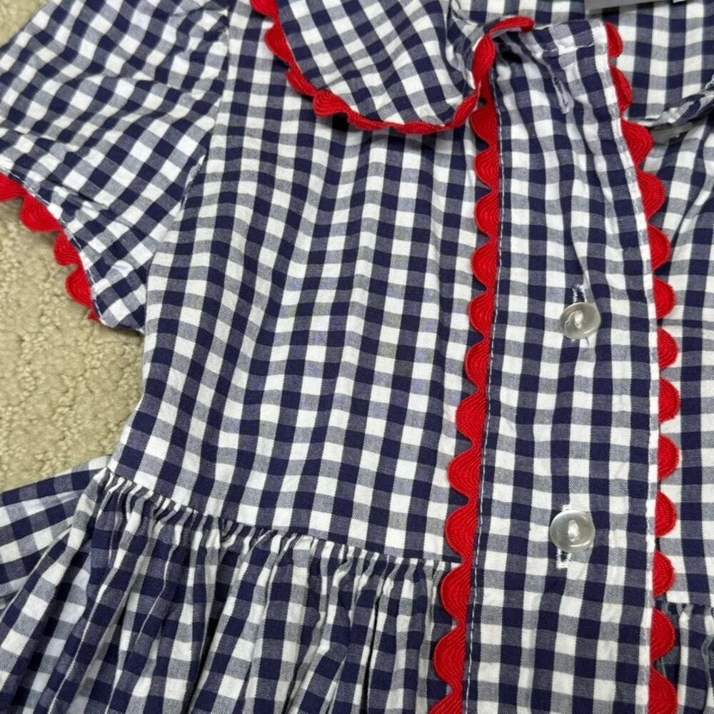 Funtasia Too Vintage Western Gingham Dress 4T - Picture 8 of 8